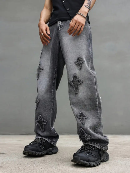 Comfort-Fit Star Jeans