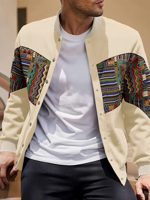 Flattering Color-Block Jacket