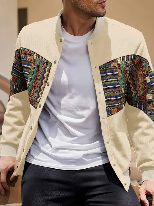 Flattering Color-Block Jacket