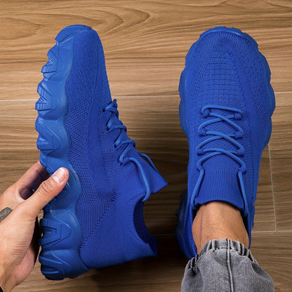 Lace-Knit Comfort Sneakers