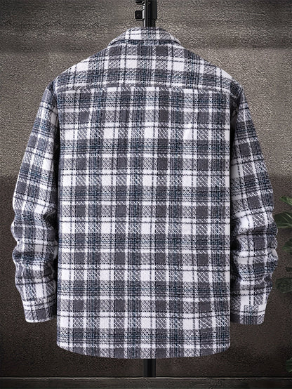 Flattering-Fit Plaid Shirt