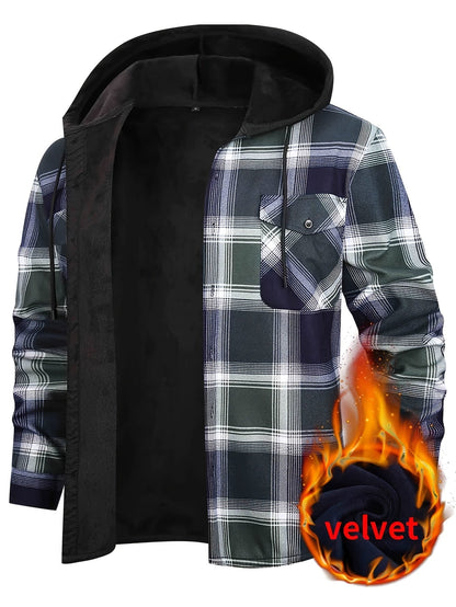 Cozy Plaid Hoodie