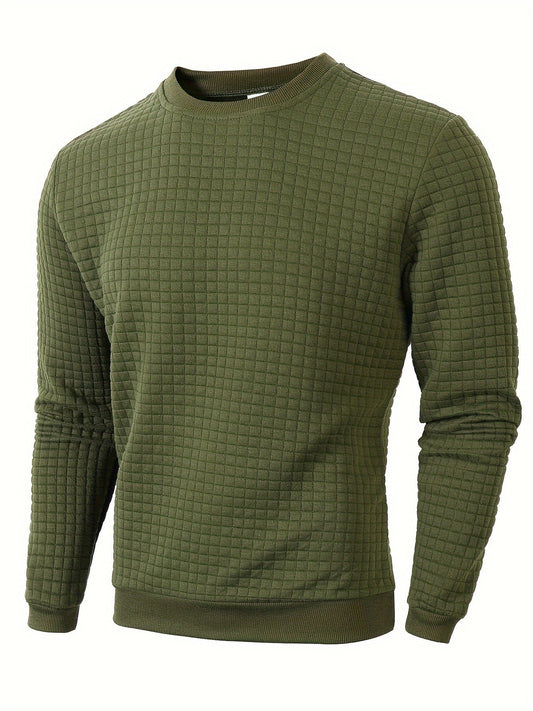 Plaid Comfort-Fit Sweater