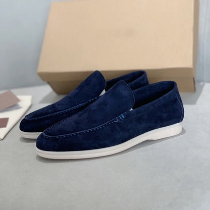 Elegant Suede Slip-On Shoes