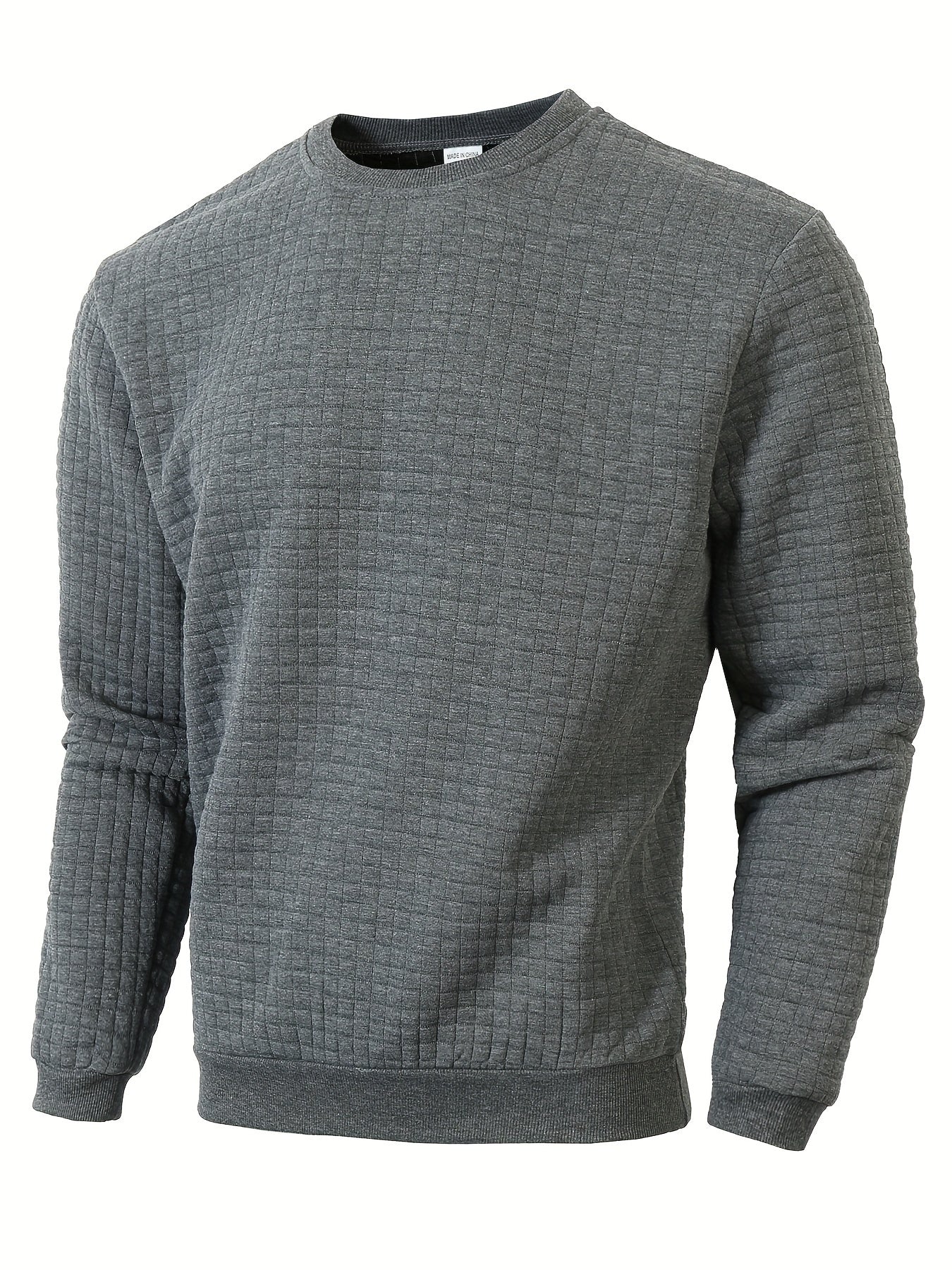 Plaid Comfort-Fit Sweater