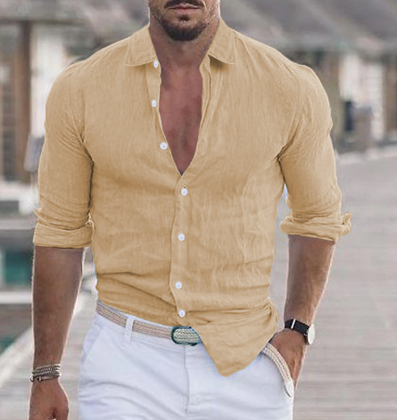 Cooling Summer Linen Shirt