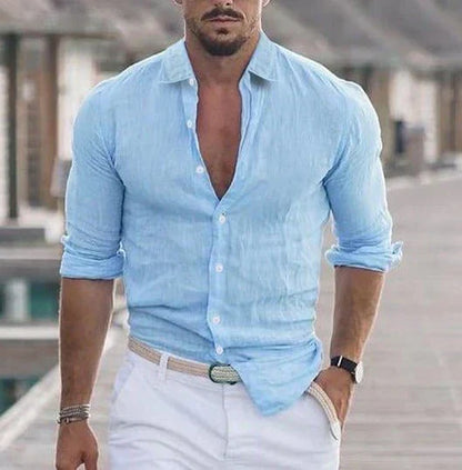 Cooling Summer Linen Shirt